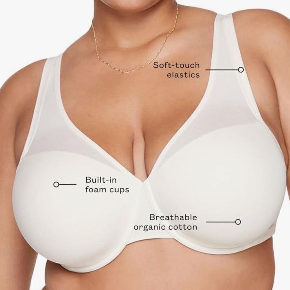Thirdlove | 24/7 Classic Uplift Plunge Bra in Taupeโ| 40D